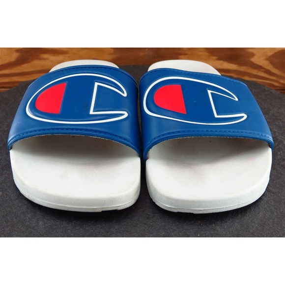Champion Size 7 M Blue Slide Synthetic Men Shoes 100147M‎ - Picture 2 of 8